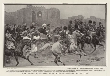 The Ameer Returning from a Duck-Shooting Expedition